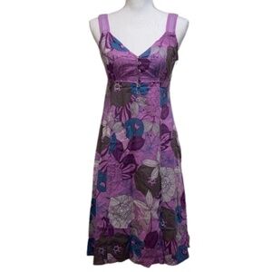 Esprit dress purple cotton summer dress sleevless